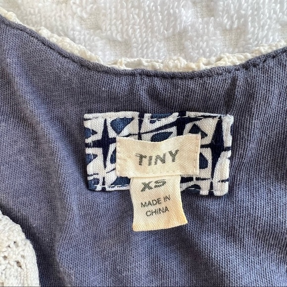 Anthropologie by Tiny Sleeveless Boho Tank Top Crocheted - Picture 4 of 6